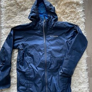 Columbia raincoat-navy